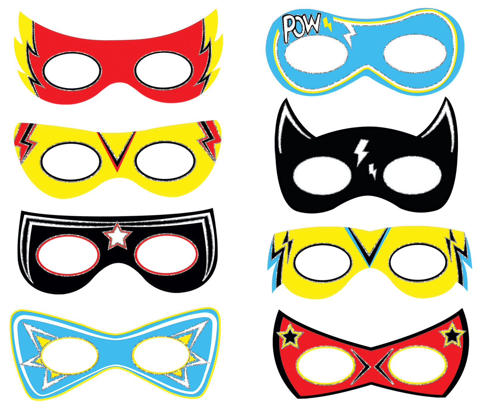 Paper Source Superhero Mask Kit in Multi at Nordstrom