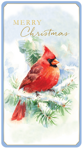 Cardinal Christmas Money Card