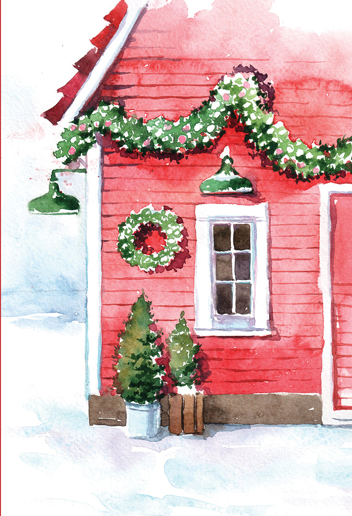 Christmas Barn Christmas Card
