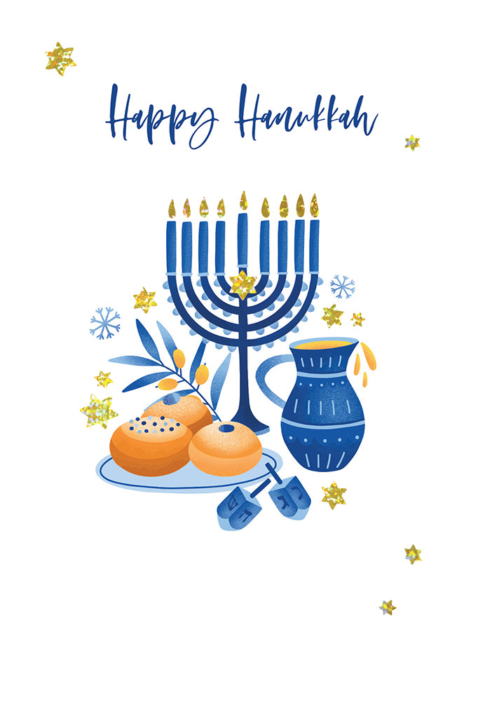 Hanukkah Gathering Hanukkah Card