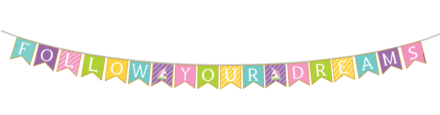 Follow Your Dreams Banner Party Partners - Cardmore