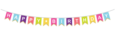 Bold and Bright Birthday Banner Party Partners - Cardmore