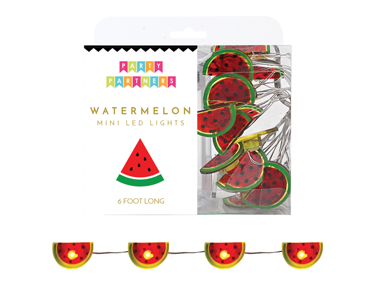 Watermelon Mini Led lights Garland Party Partners - Cardmore