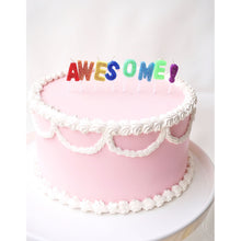 Awesome letter Glitter Candle Set Party Partners - Cardmore