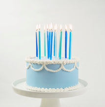 Tall Blue Glitter 16 Candle Set Party Partners - Cardmore