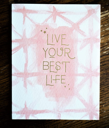 Live your best life Birthday Card From Me To You - Cardmore