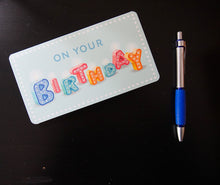 Birthday Letters Birthday Money Card