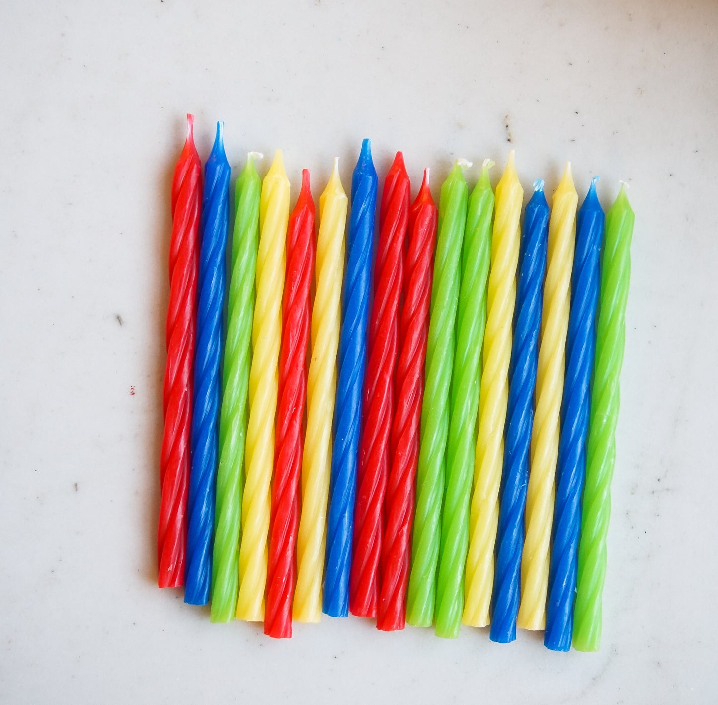 Rainbow Spiral 16 Candle Set Party Partners - Cardmore