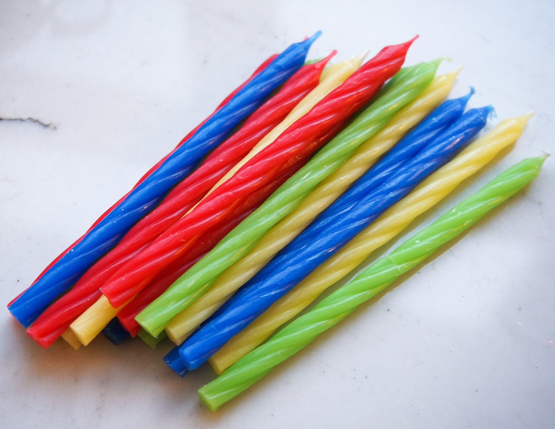 Rainbow Spiral 16 Candle Set Party Partners - Cardmore