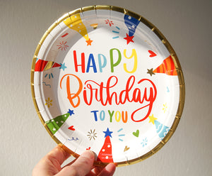 Happy Birthday Dessert Plates Party Partners