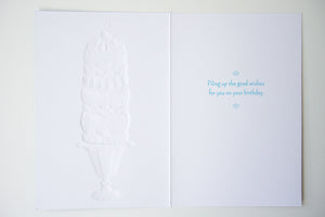 Ice Cream Sundae Birthday Card - Cardmore