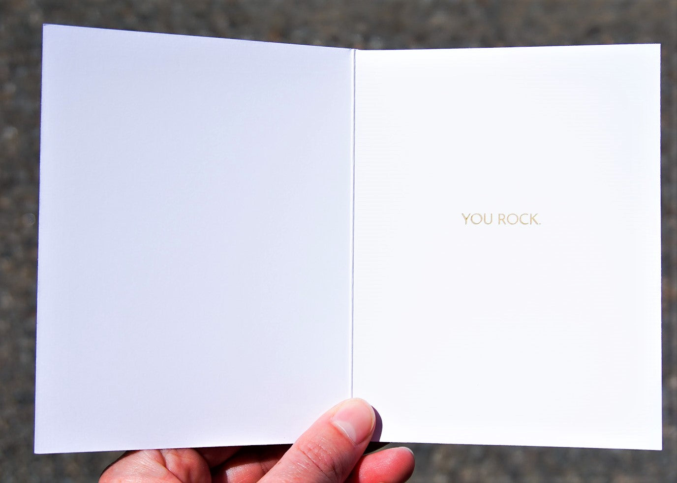 Thank You Card - You Rock - Ettavee - Cardmore