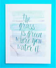 Friendship Card The Grass is Green Where You Water It - Nikki Chu - Cardmore