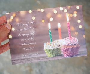 Polka Dot Cupcakes Birthday Card - Cardmore