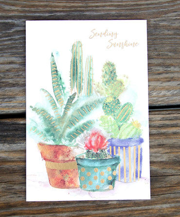 Cactus Trio Thinking Of You Card - Cardmore