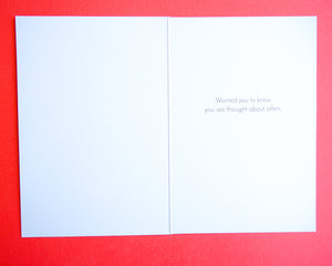 Tall Glass With Stems Thinking Of You Card - Cardmore