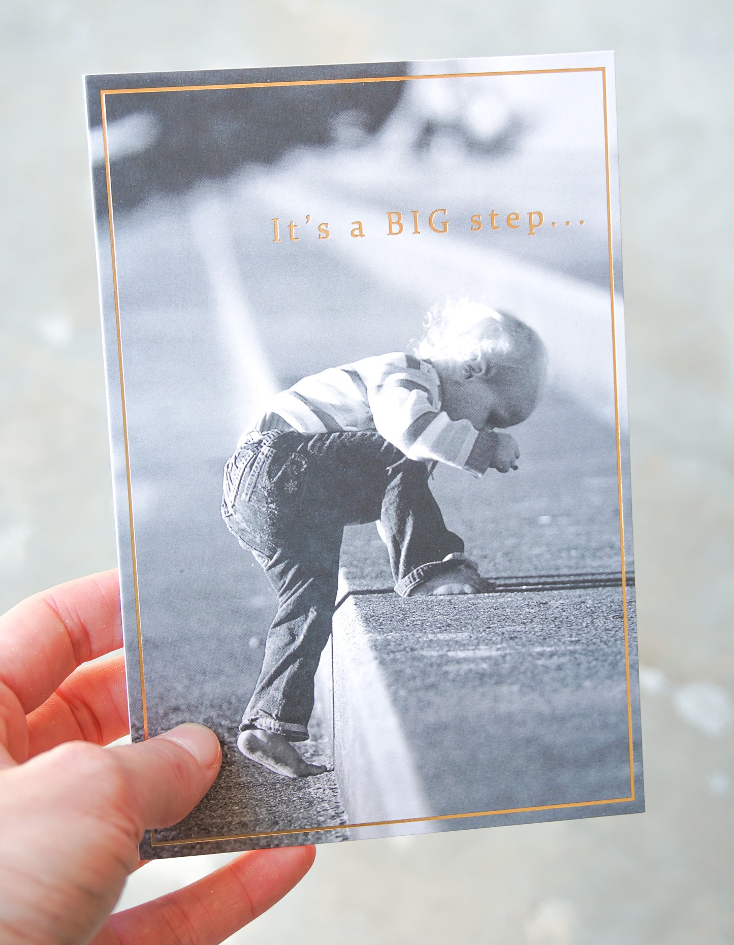 Big Step Encouragement Card - Cardmore