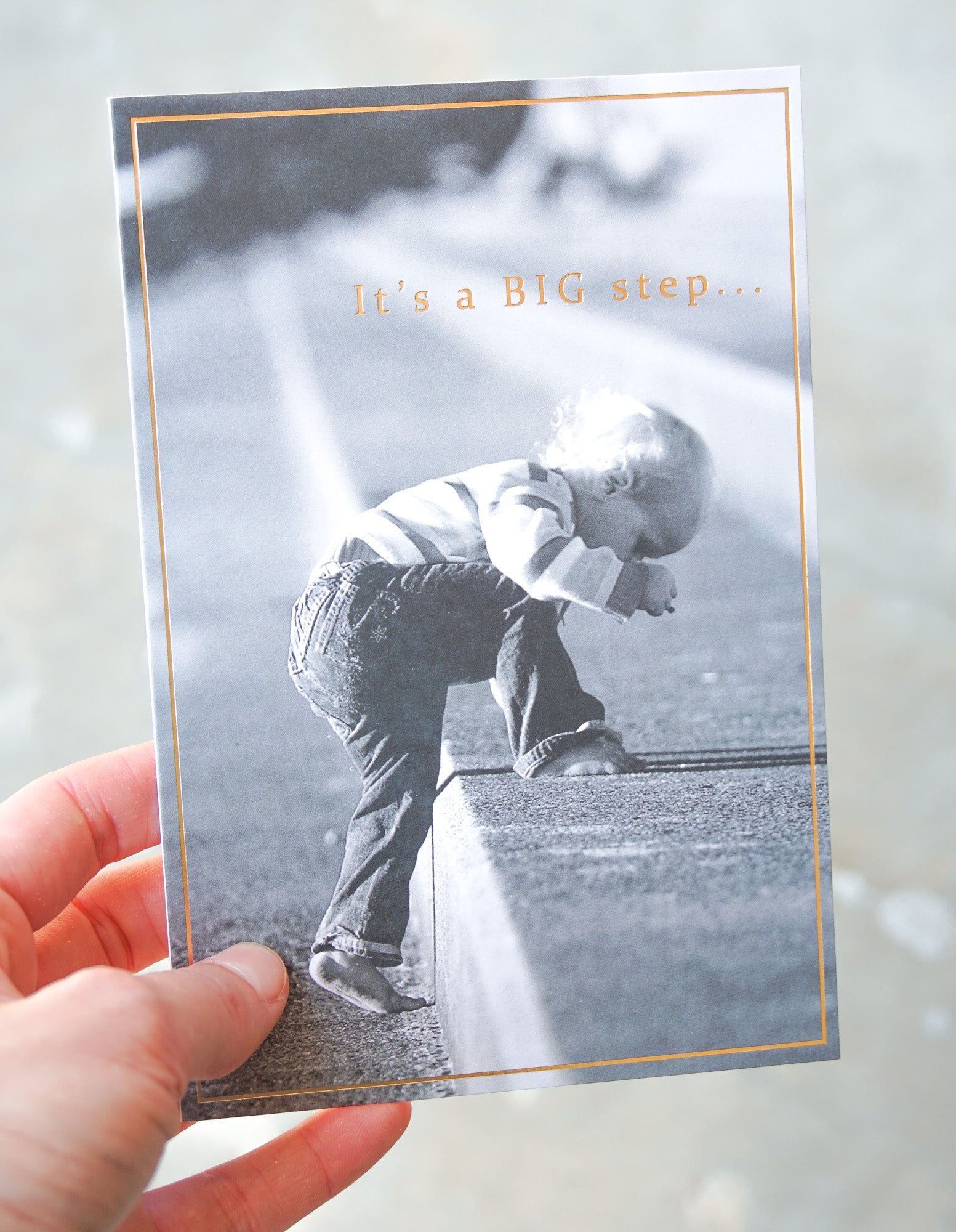 Big Step Encouragement Card - Cardmore