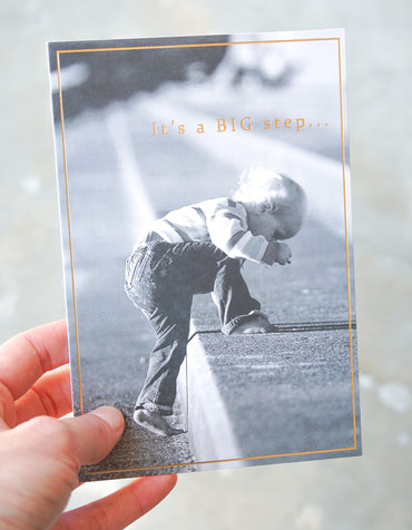Big Step Encouragement Card - Cardmore