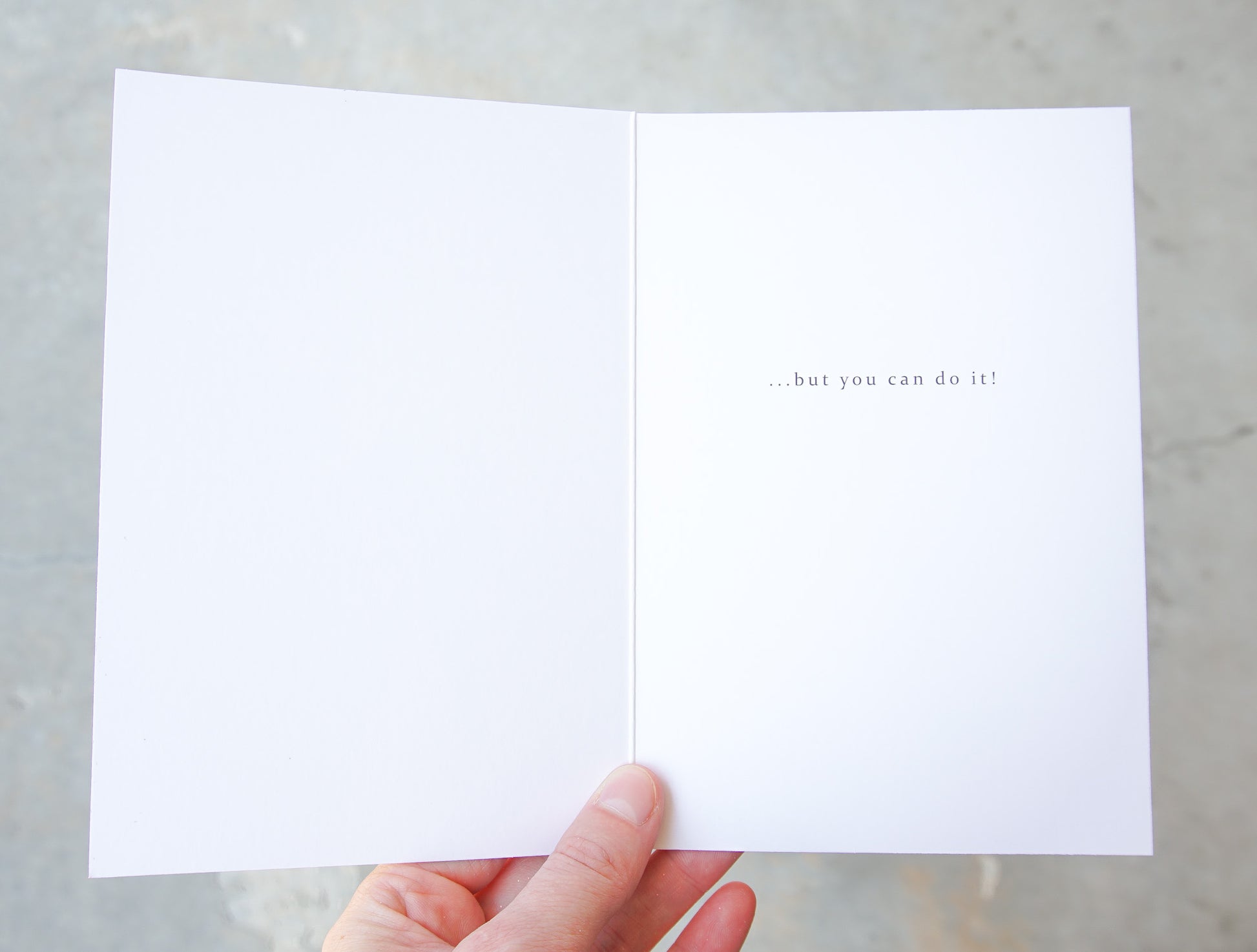 Big Step Encouragement Card - Cardmore