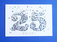 25th Heart Petals Anniversary Card - Cardmore