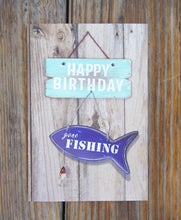 Gone Fishing Birthday Card - Cardmore