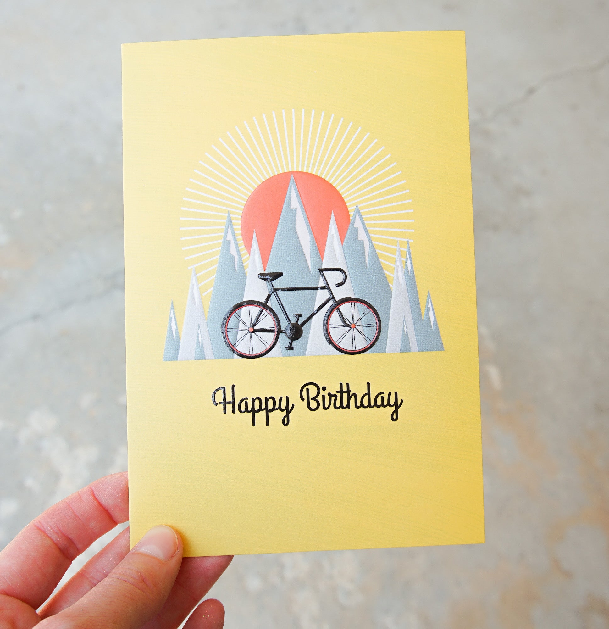 happy birthday mountainbike Mountain Biking Birthday Card Pictura USA Greeting Cards – Cardmore