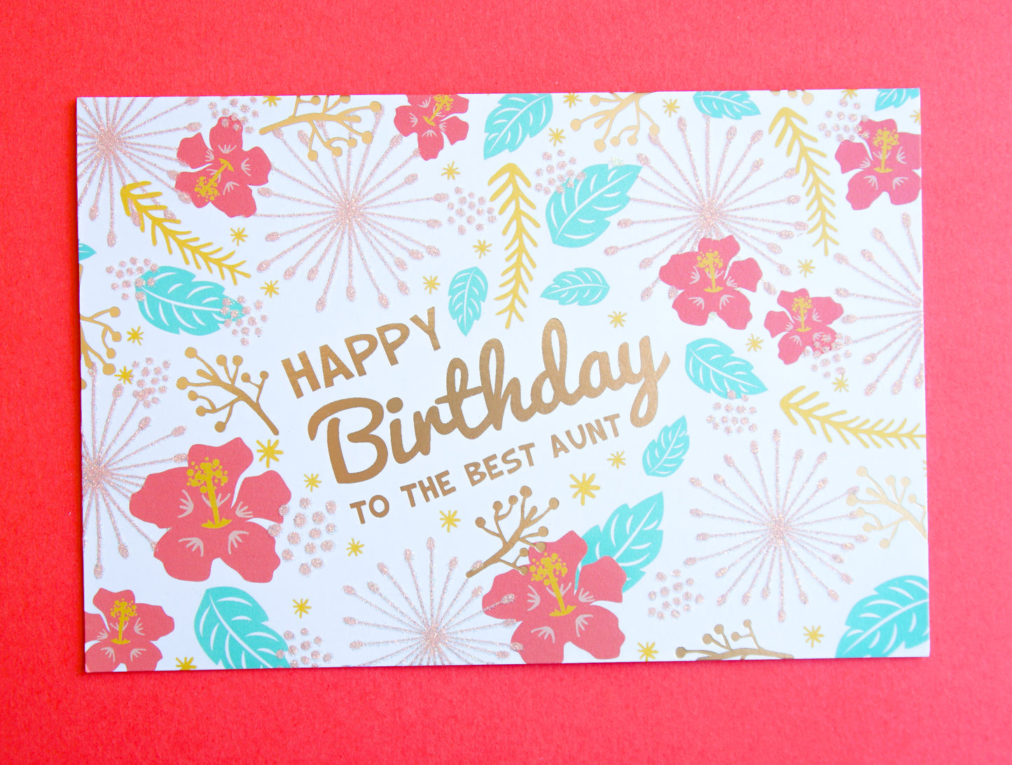 Flower Best Aunt Birthday Card - Cardmore