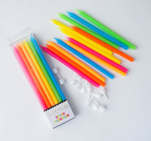 Neon 12 Candle Set Party Partners - Cardmore