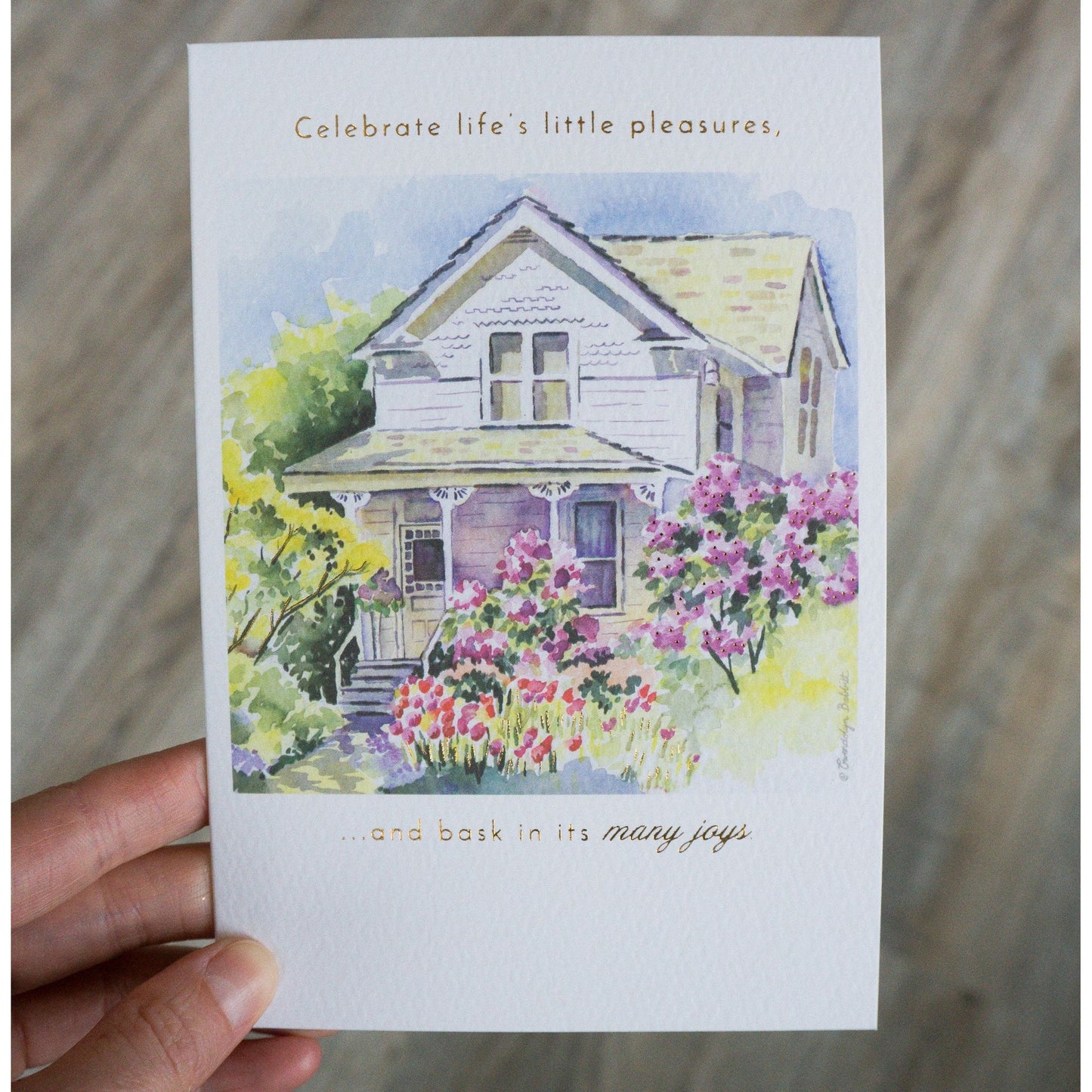 Lilac House Birthday Card - Cardmore