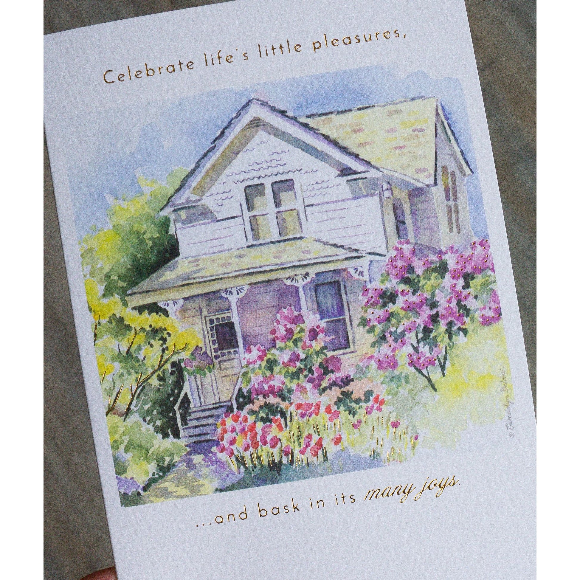 Lilac House Birthday Card - Cardmore