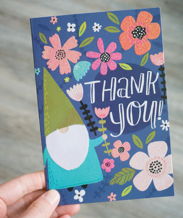 Gnome Thank You Card - Cardmore