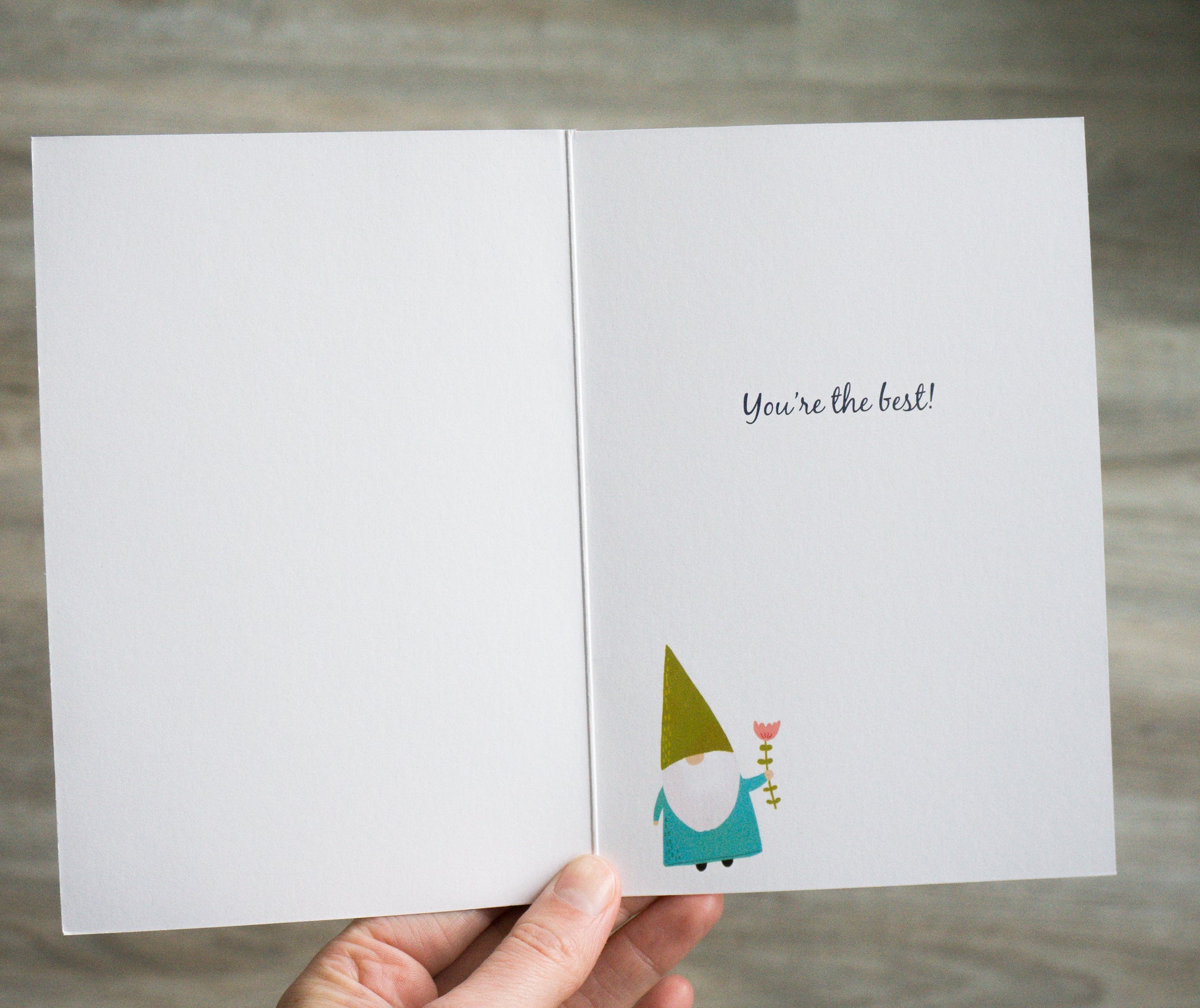 Gnome Thank You Card - Cardmore