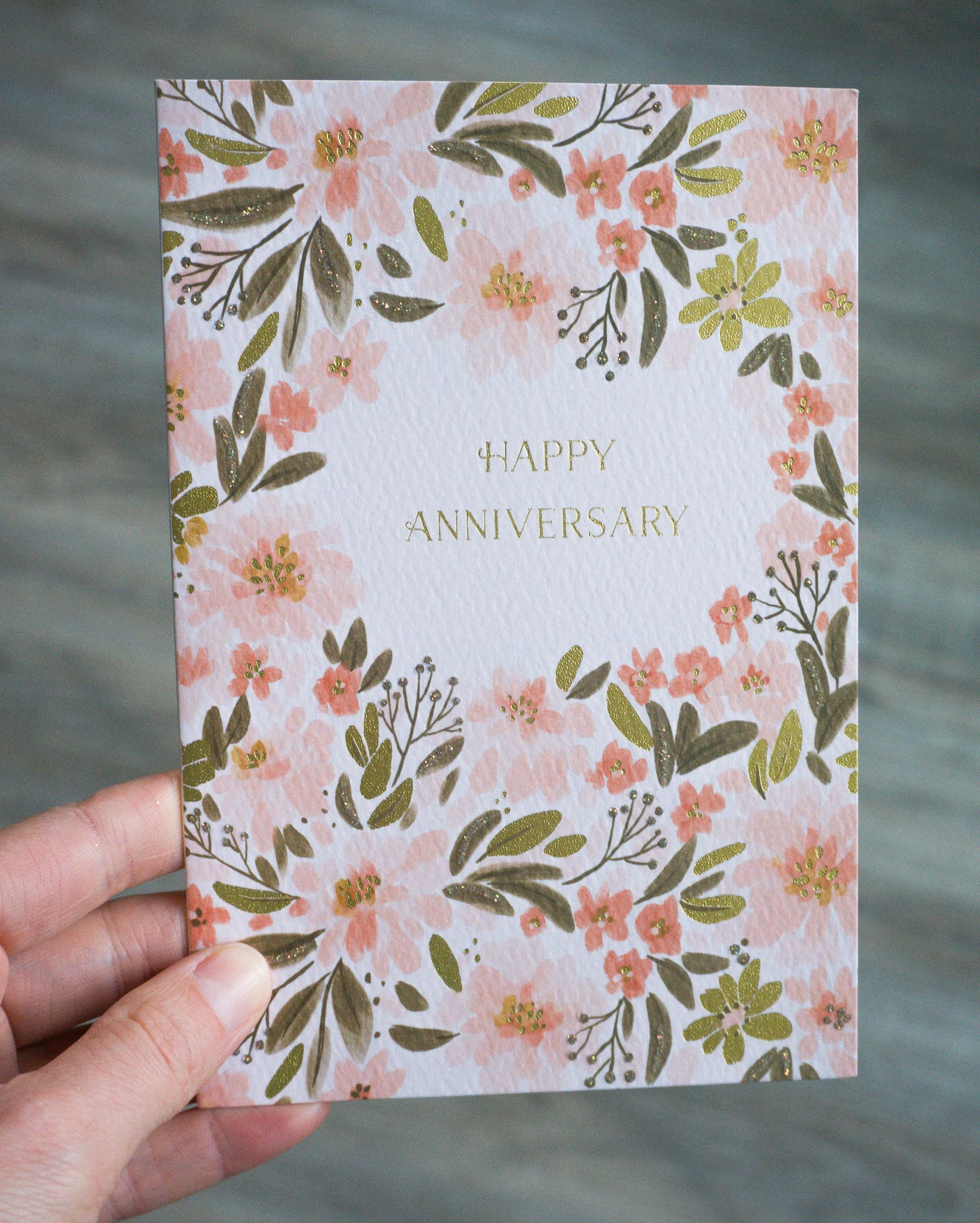 Bunches Of Flowers Anniversary Card - Cardmore