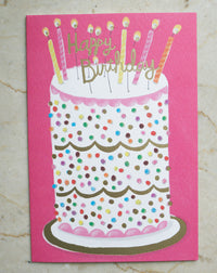 Tall Cake Birthday Card - Cardmore