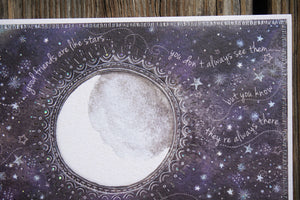 Birthday Card Friendship Moon - Cardmore