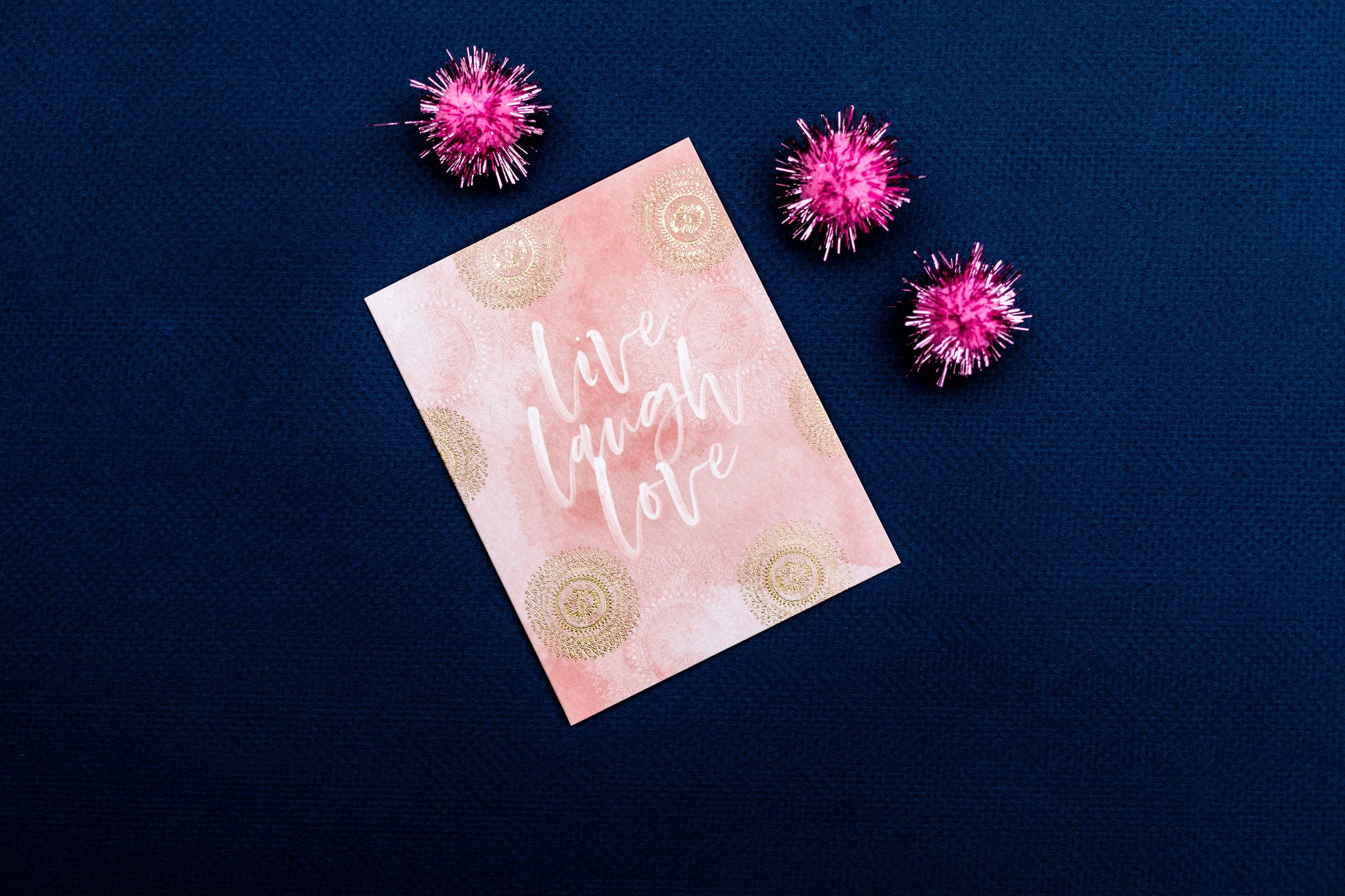 Birthday Card Live Laugh Love - Cardmore