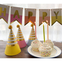 Pastel Rainbow Hats Party Partners - Cardmore
