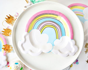 Rainbow Dessert Plates Party Partners - Cardmore