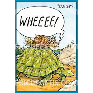 Turtle & Snail Birthday Card Eric Decetis 30445 - Cardmore