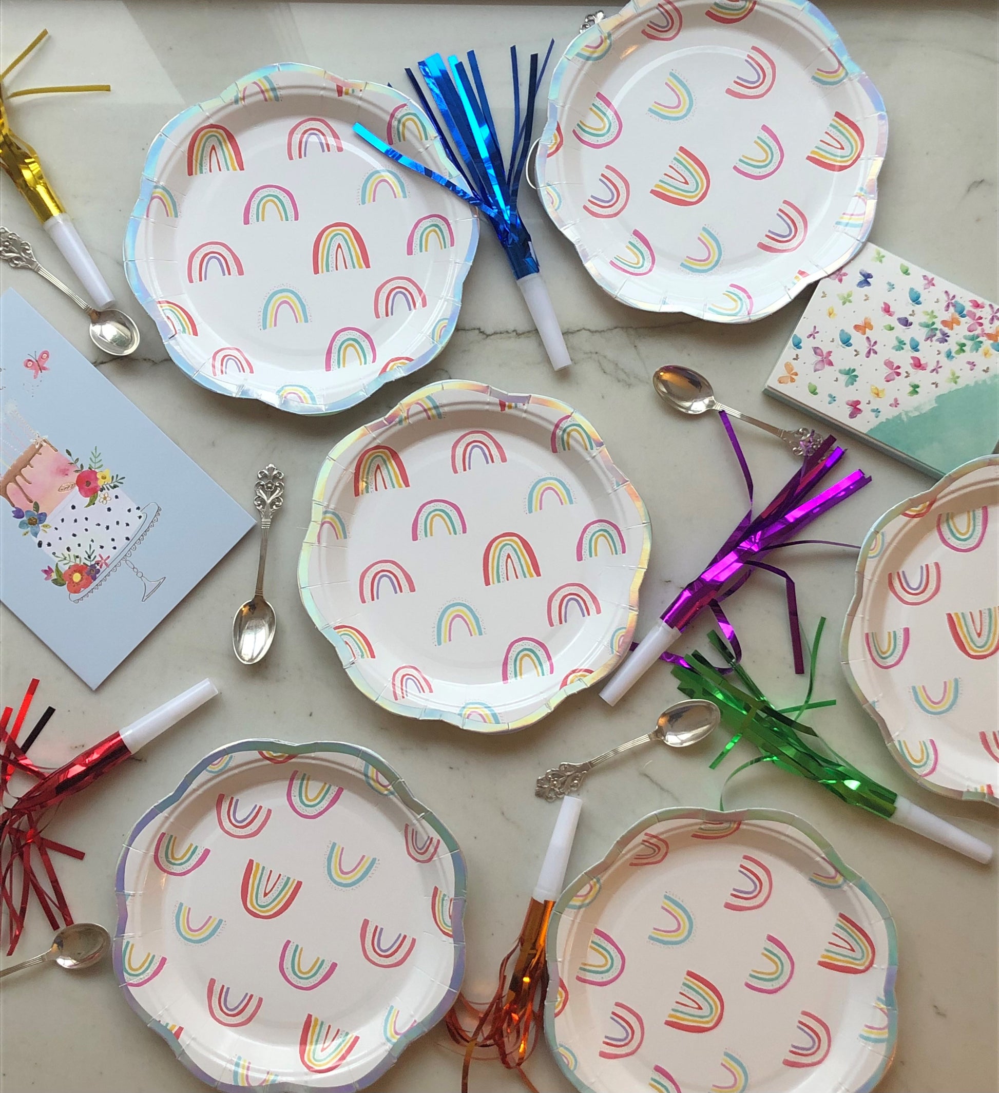 Rainbow Party Whistle/Tooters Party Partners - Cardmore