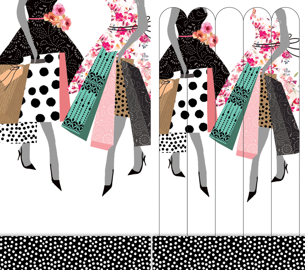 Sara Miller Pictura beauty emery boards for nail grooming, featuring colorful, decorative designs on each nail file.