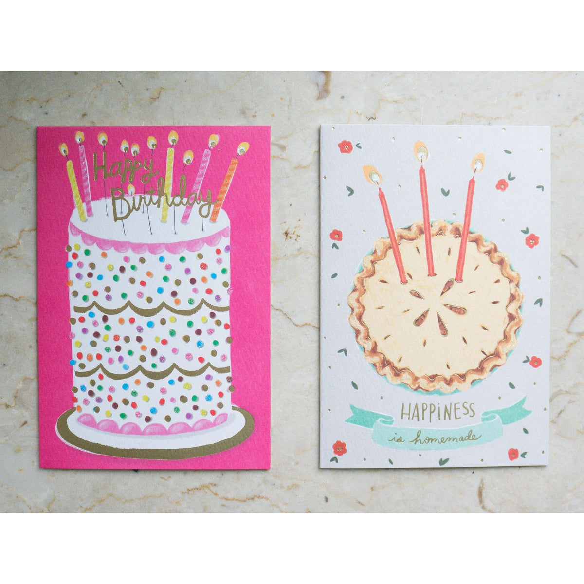 Pictura Confetti Birthday card from the Everyday Cards collection with colorful confetti design on a white background