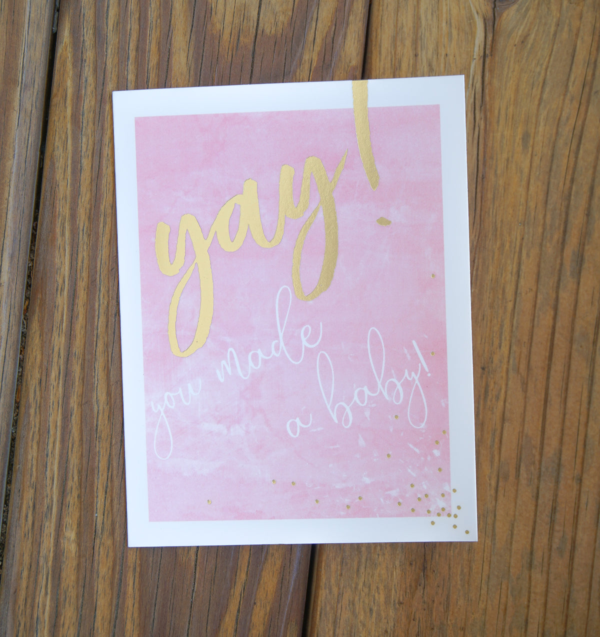 Pictura From Me To You Baby Girl greeting card with floral design and heartfelt message.