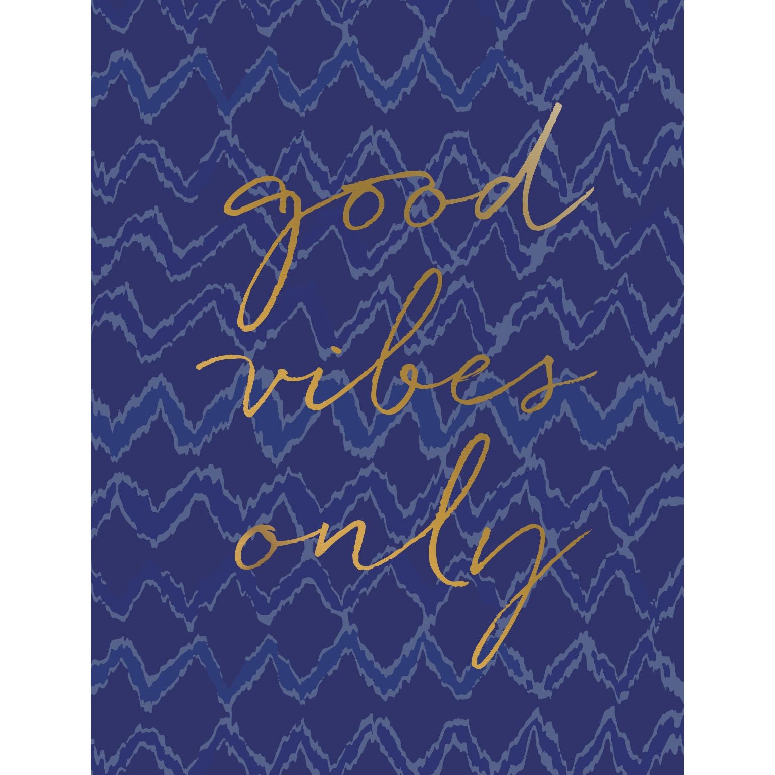 Pictura "Good Vibes Only" birthday card from me to you, featuring cheerful design and vibrant colors.