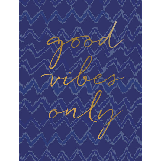 Pictura "Good Vibes Only" birthday card from me to you, featuring cheerful design and vibrant colors.
