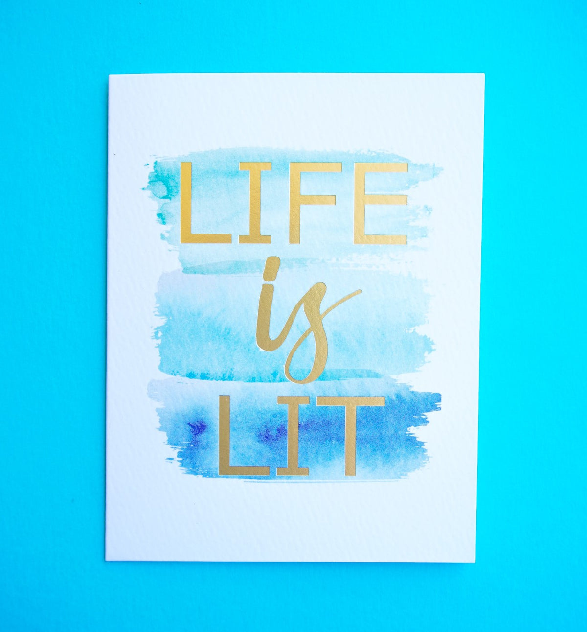 From Me To You Life Is Lit birthday card by Pictura, featuring colorful, celebratory design for special occasions