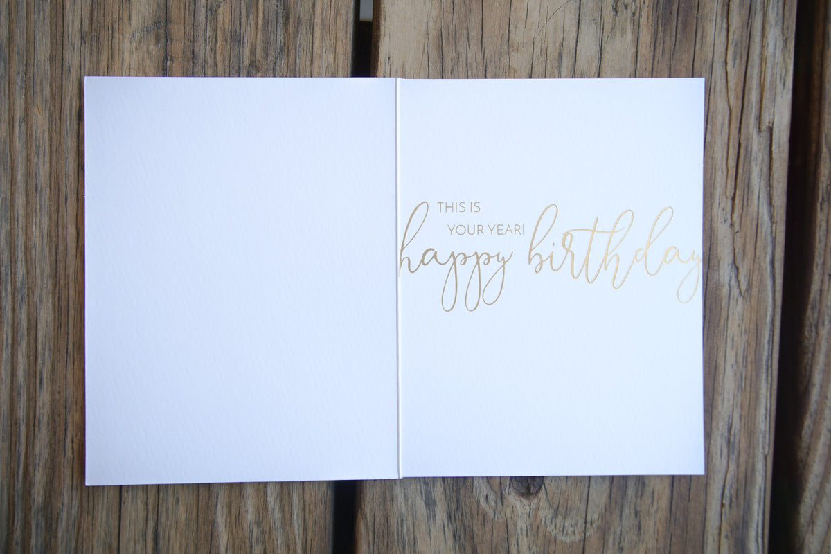 From Me To You birthday card by Pictura featuring colorful, illuminated "Life Is Lit" message for celebrating special occasions.