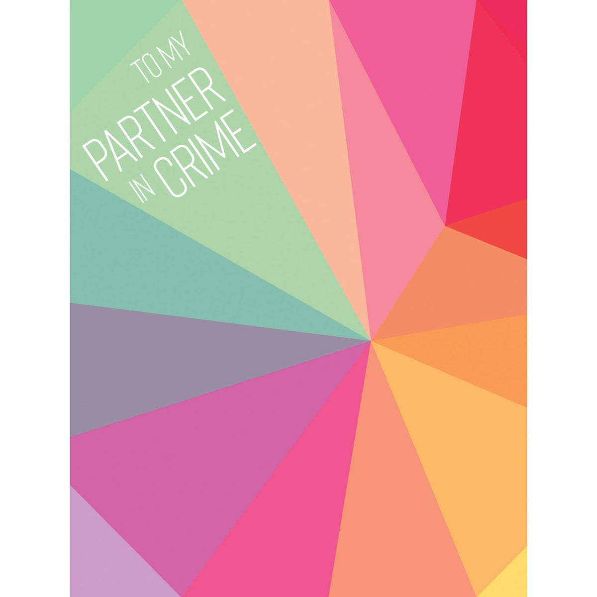 Pictura Partner In Crime birthday card from Me To You with playful design and colorful illustrations for celebrating friends.
