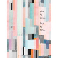 Piece by Piece From Me To You get well greeting card by Pictura, featuring colorful floral artwork and heartfelt message.